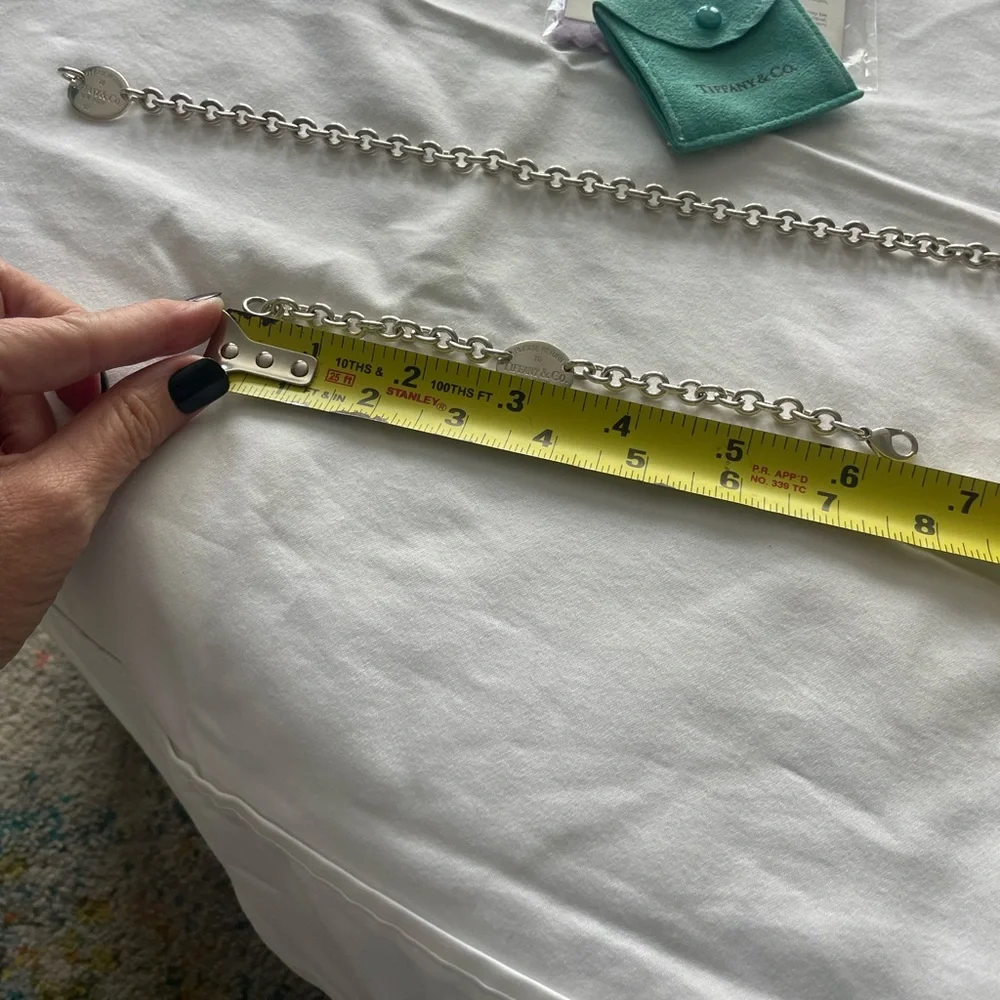 💖✨Please Return to Tiffany & Co.Iconic Design. Silver Bracelet and Necklace set💖 - Picture 13 of 15